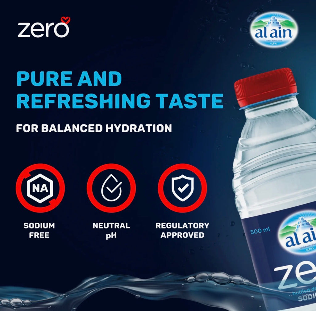 Al Ain zero bottled drinking water 12x500ml