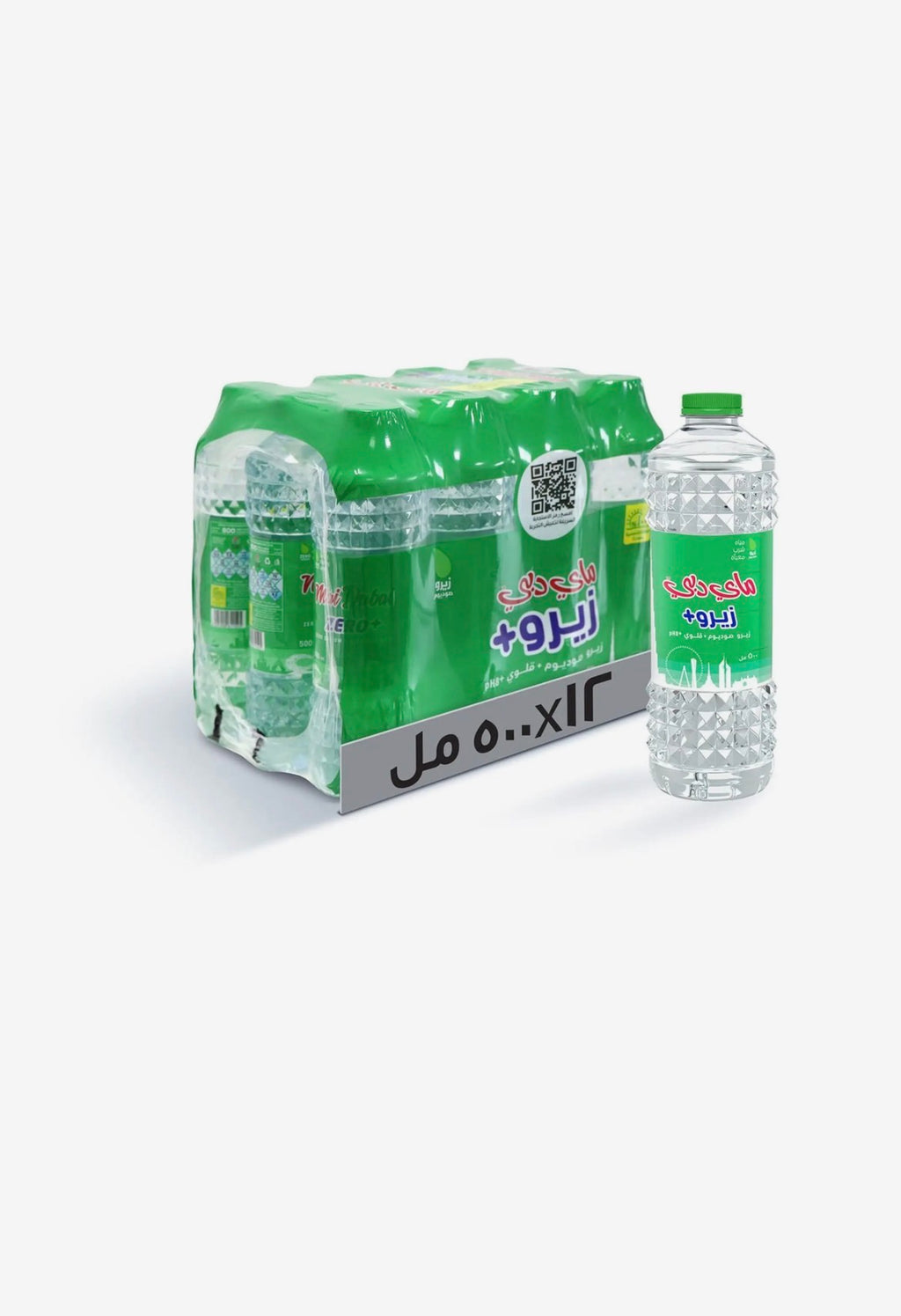 Mai Dubai Alkaline zero+ zero sodium & Alkaline drinking water 12x500ml
