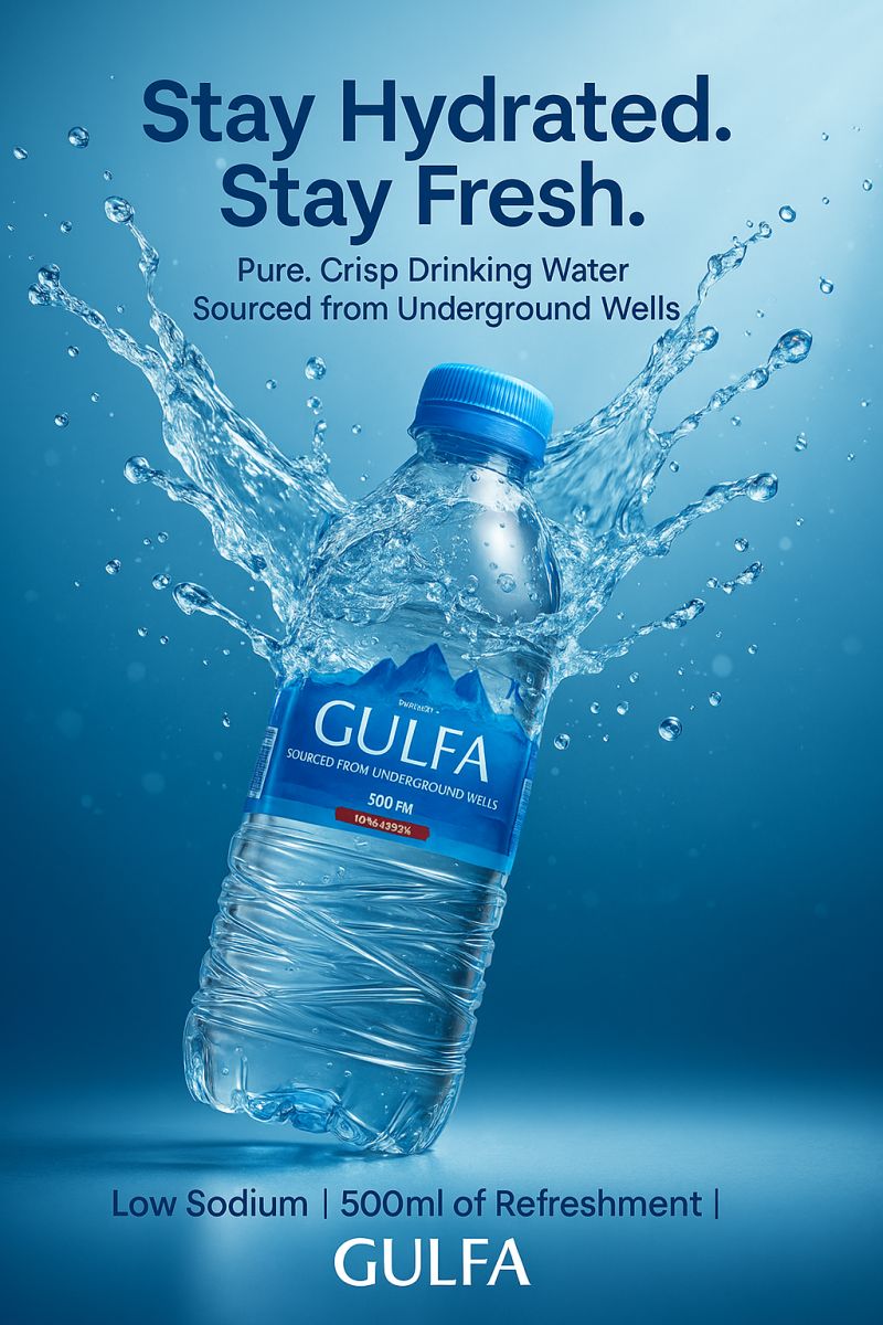 Gulfa bottled drinking water 12x500ml