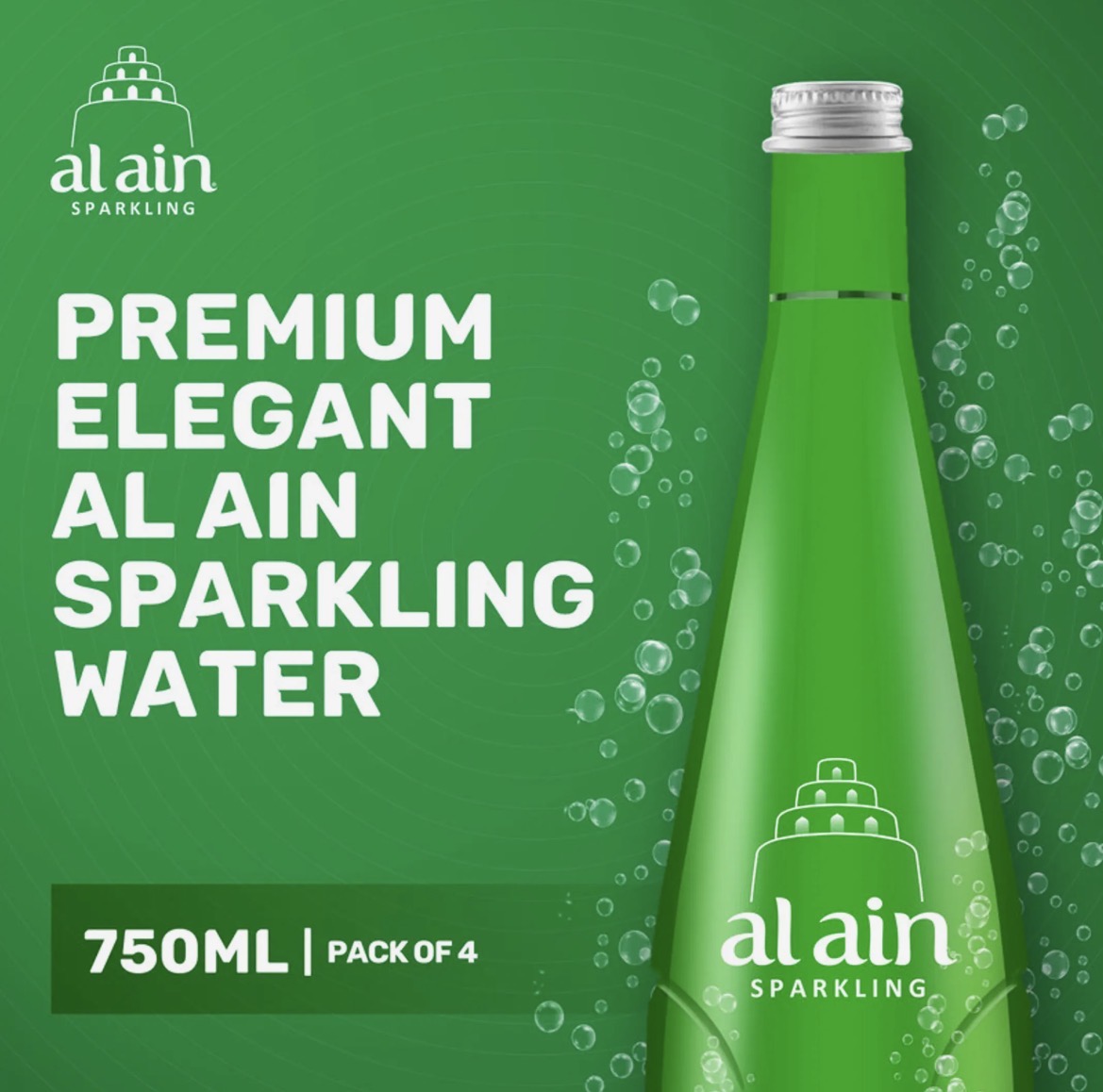 Al Ain sparkling water 750ml