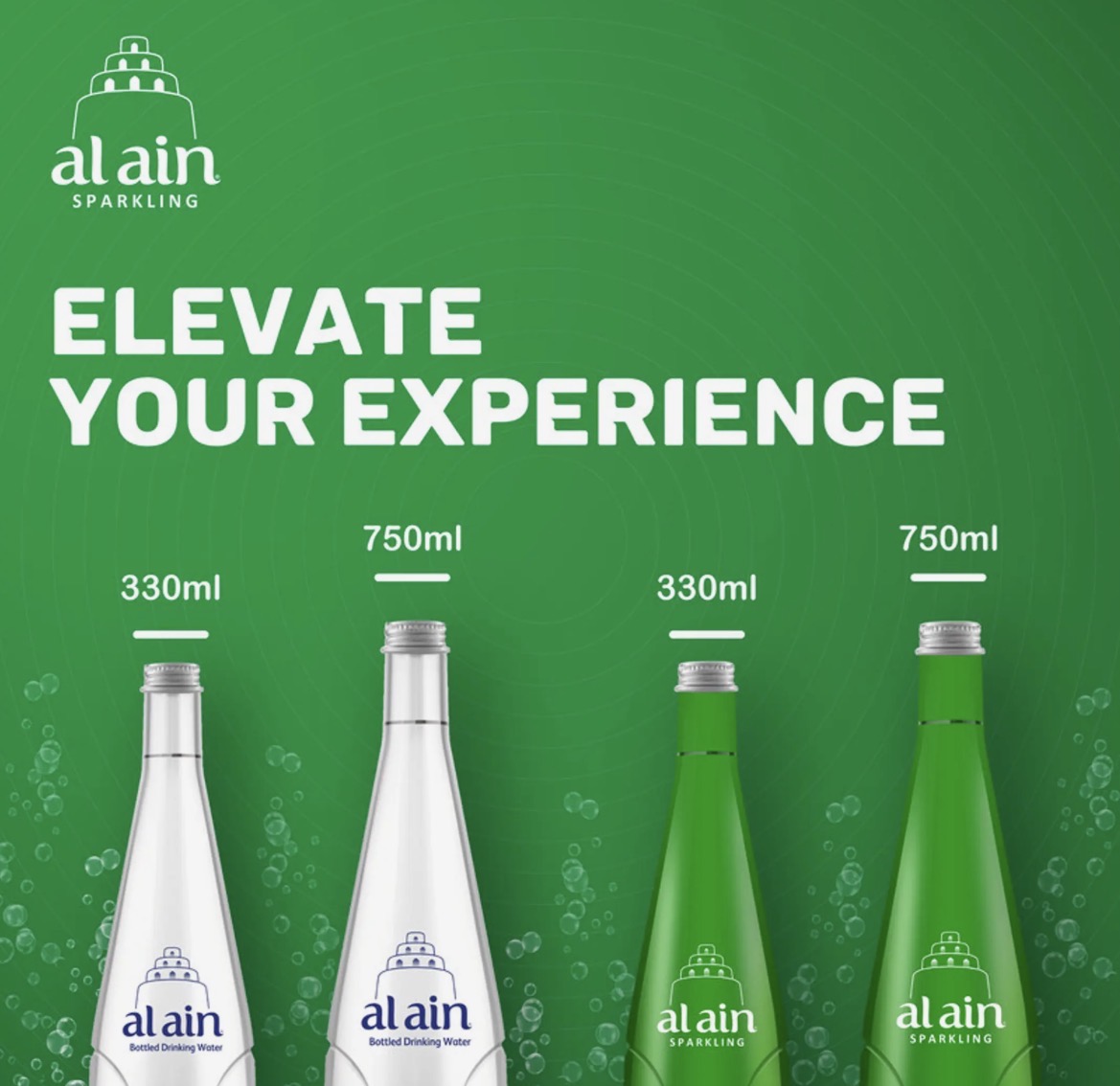 Al Ain sparkling water 330ml