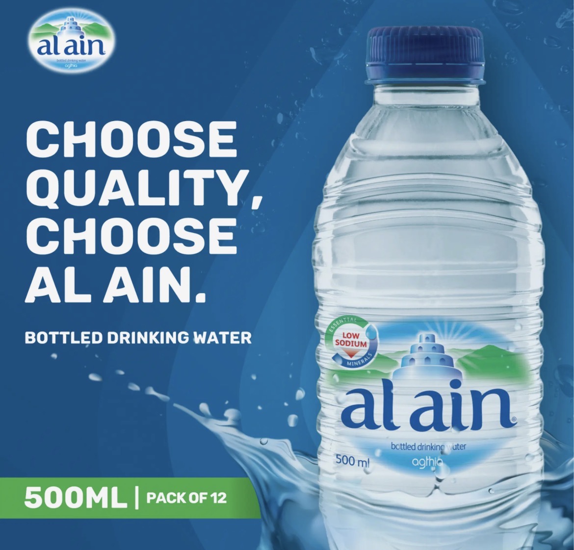 Al Ain drinking water 12x500ml