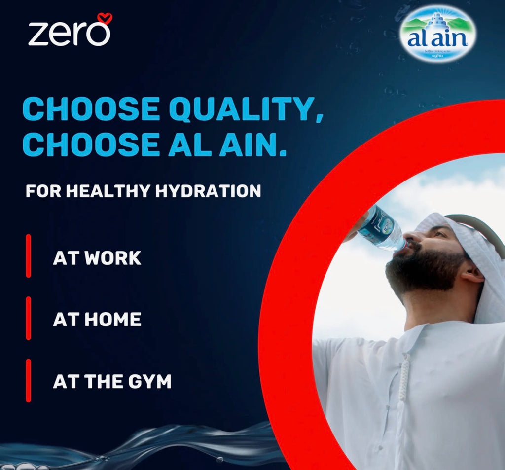 Al Ain zero bottled drinking water 6x1.5L