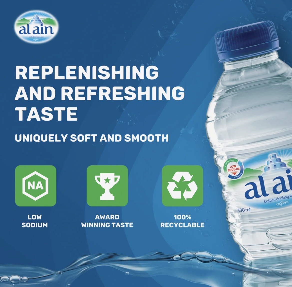 Al Ain drinking water 12x330ml
