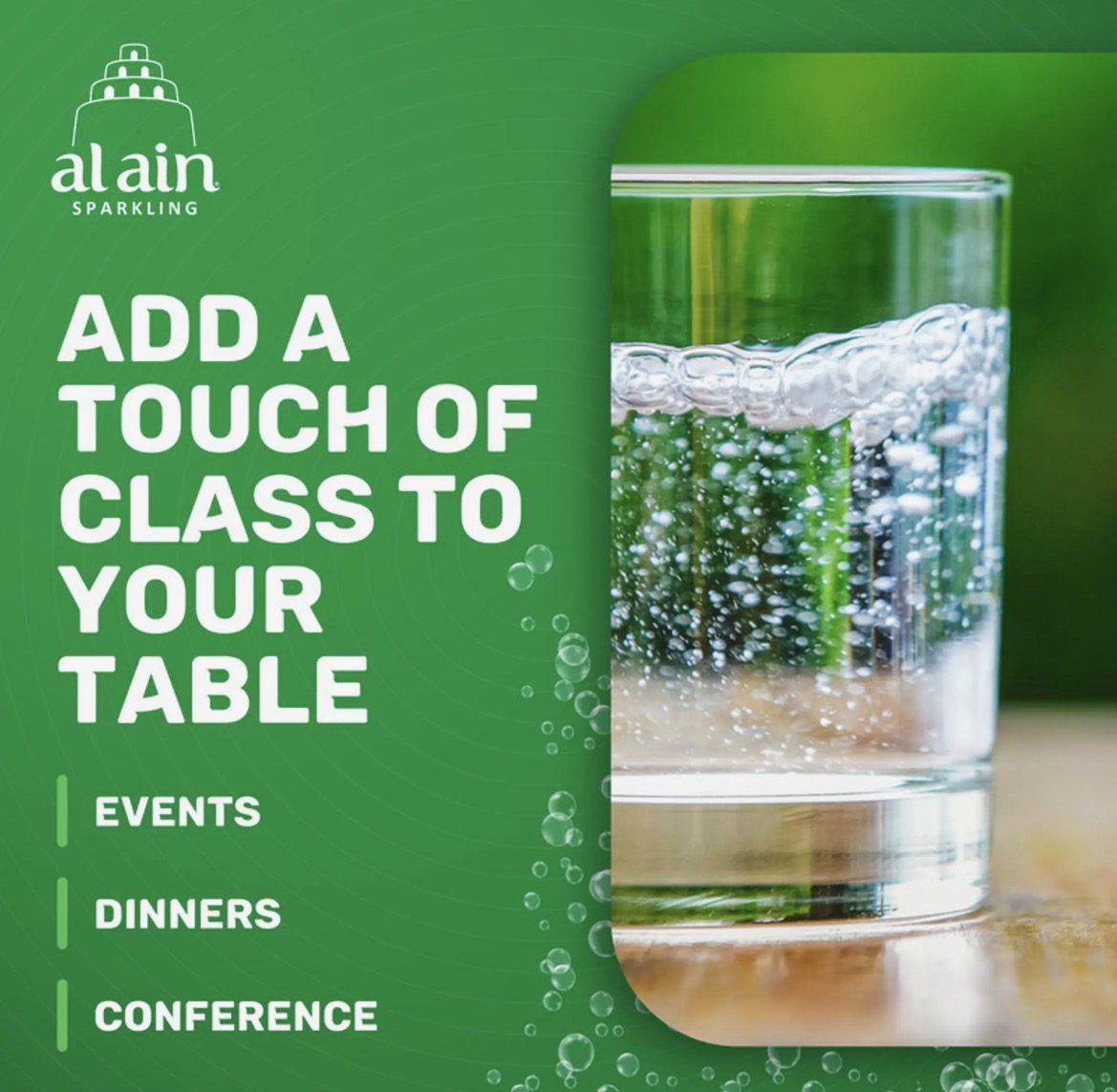 Al Ain sparkling water 330ml