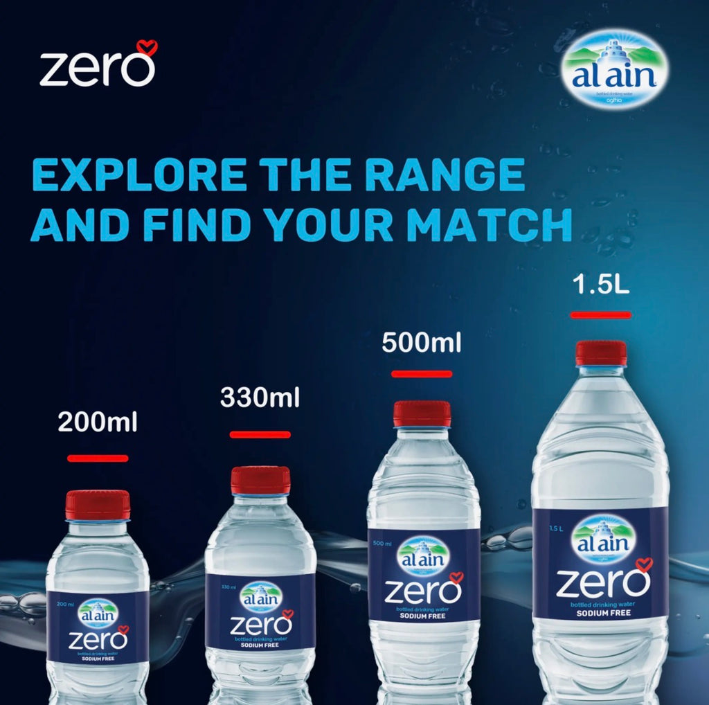 Al Ain zero bottled drinking water 6x1.5L
