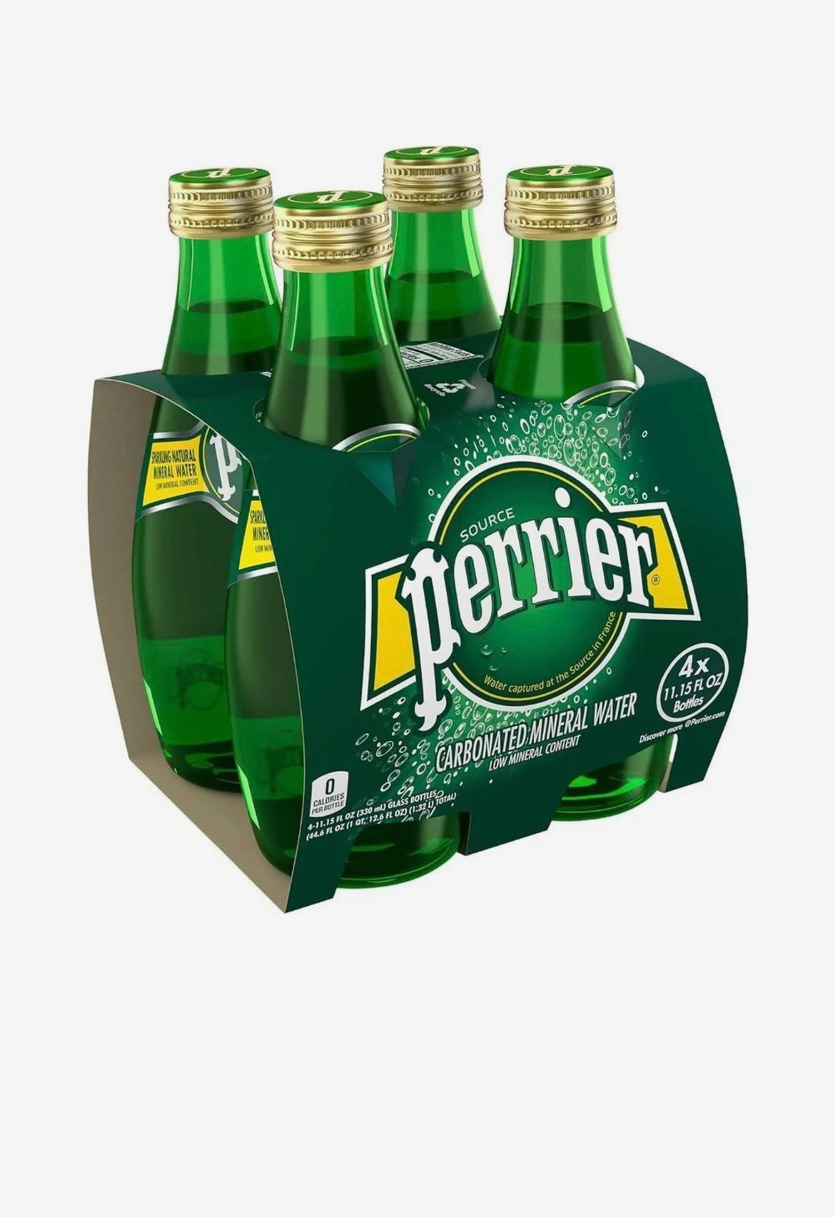 Perrier regular sparkling water 330ml x 4pcs.
