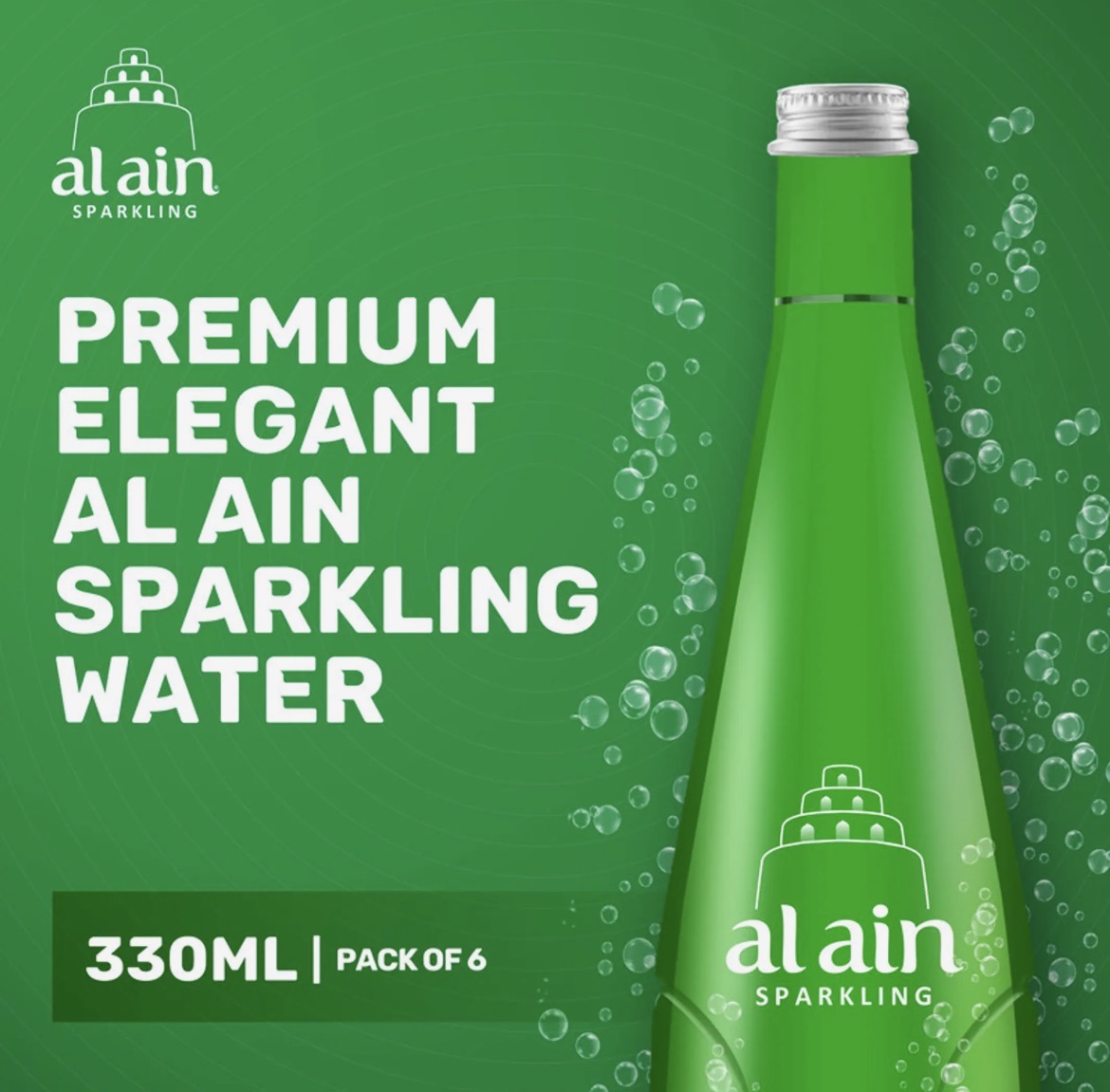 Al Ain sparkling water 330ml